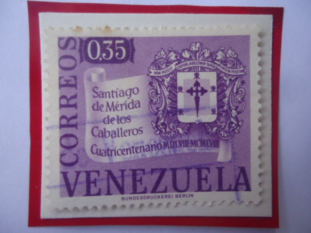 Santiago de Mérida de los Caballeros - Cuatricentenario (1558-1958) 