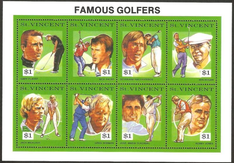 1318 a 1325 - Famosos deportistas de golf