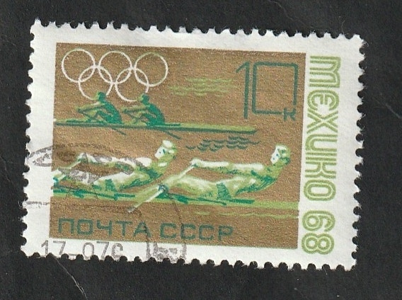3390 - Olimpiadas de Mexico, Regatas