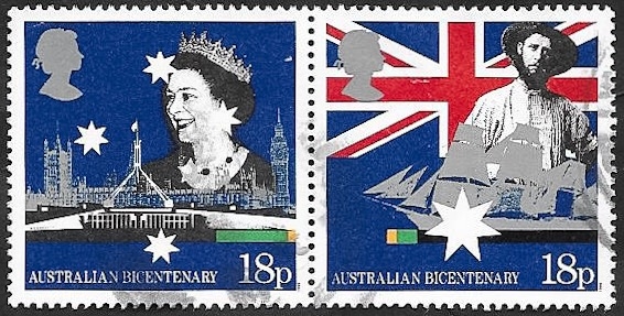 1316 y  1315 - II Centº de Australia, Elizabeth II