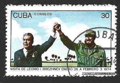 1880 - Visita de Leonid I. Brezhnev a Cuba