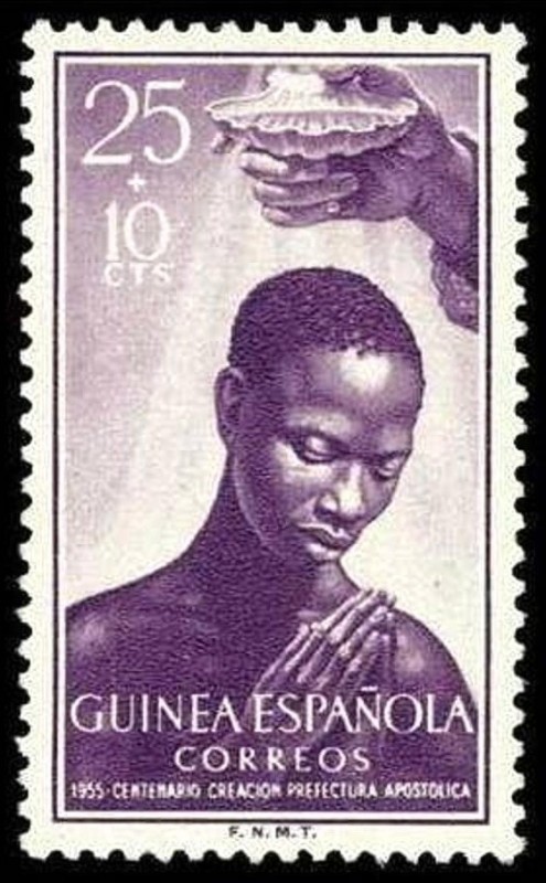 345 Guinea Española **. Sacerdotes