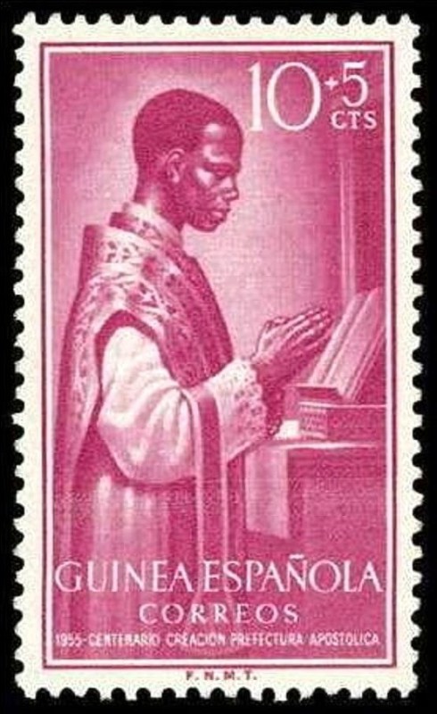 344 Guinea Española **. Sacerdotes