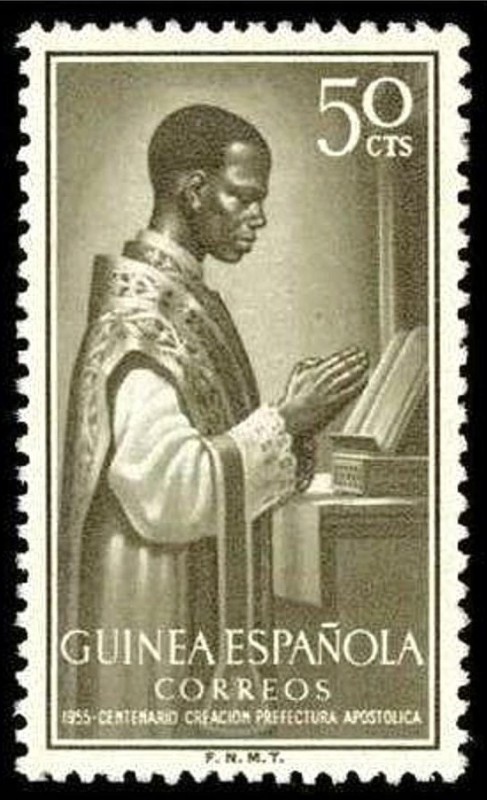 346 Guinea Española **. Sacerdotes