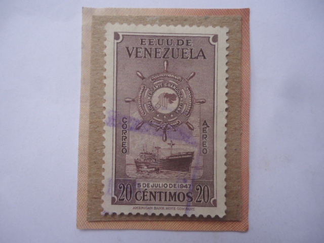 M.S. de Venezuela- Flota Mercante Grancolombiana- 5 de Julio de 1947