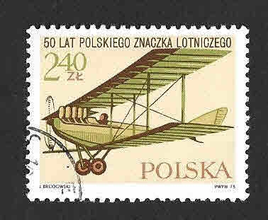 2123 - L Aniversario de los Sellos Postales Aéreos Polacos
