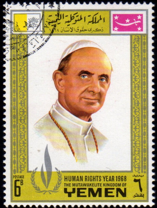 Año 1968 Derechos Humanos: Pablo VI