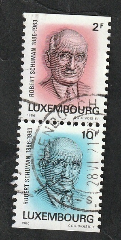 1106 y 1107 - Centº del nacimiento de Robert Schuman