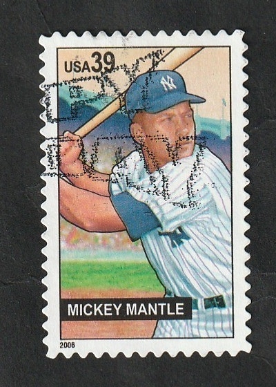 3840 - Mickey Mantle, jugador de beisbol