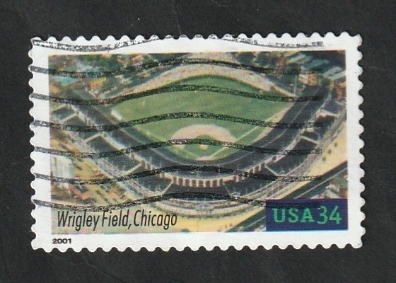 3218 - Estadio de béisbol, Wrigley Field, de Chicago
