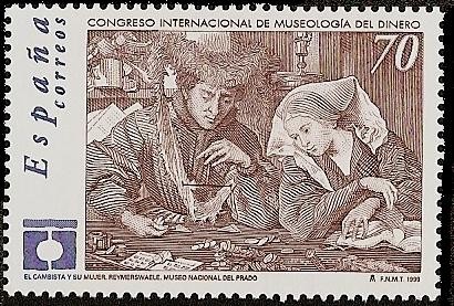 Museología del Dinero - El cambista y su mujer - museo del Prado