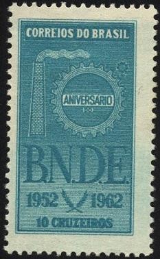 10mo. aniversario del Banco Nacional de Desarrollo Económico. Emblema de la Industria.