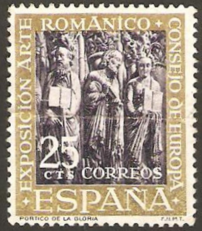 1365 - VII Exposición Consejo de Europa, Pórtico de la Gloria de la Catedral de Santiago