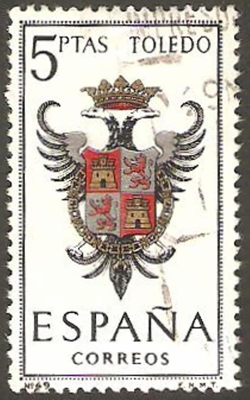 1696 - escudos capitales de provincia, toledo