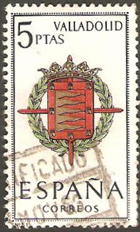 1698 - escudos capitales de provincia, valladolid