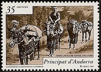 Historia Postal - correo de la Seo de Urgell a Andorra