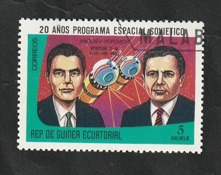 114 - 20 años programa espacial soviético, Nicolaev y Popovich