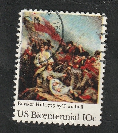 1054 -  II Centº de la Independencia, batalla Bunker Hill