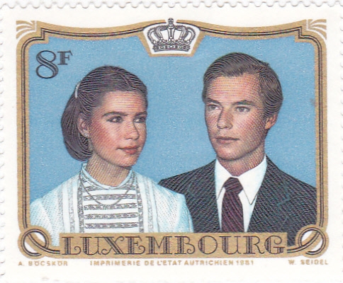príncipe de Luxemburgo y Stéphanie de Lannoy