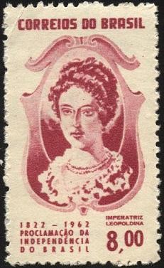 150 años de la proclamación de la independencia de Brasil. Emperatriz LEOPOLDINA.