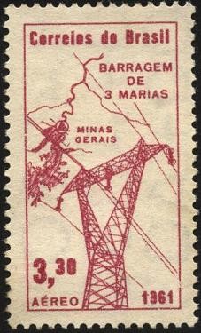 Inauguración de la estación idroeléctrica de 3 MARÍAS. MINAS GERAIS.