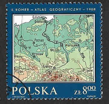 2552 - Mapa de Polonia