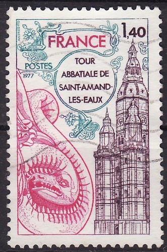 Torre de la Abadía de Saint-Amand -Les -Eaux