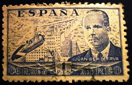 ESPAÑA 1939 Juan de la Cierva. Correo aéreo