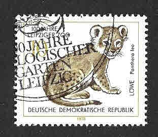 1910 - Centenario del Zoológico de Leipziger (DDR)