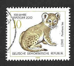 1910 - Centenario del Zoológico de Leipziger (DDR)