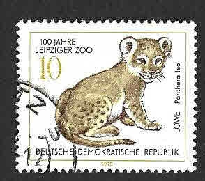 1910 - Centenario del Zoológico de Leipziger (DDR)