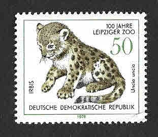 1913 - Centenario del Zoológico de Leipzig (DDR)