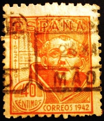 ESPAÑA 1942 IV Centenario de San Juan de la Cruz