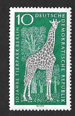 759 - X Aniversario del Zoo de Berlín (DDR)