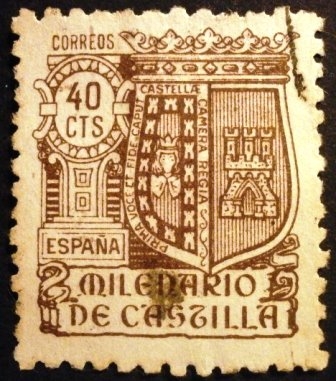 ESPAÑA 1944  Milenario de Castilla