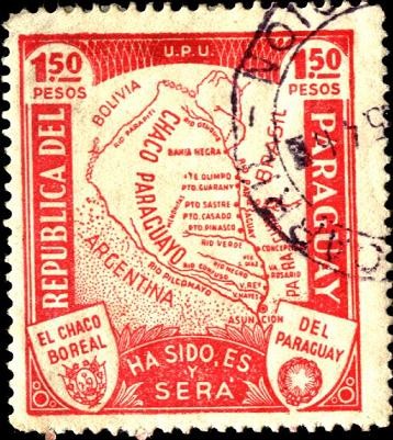 Mapa del Chaco. El Chaco Boreal, ha sido, es y será del Paraguay.