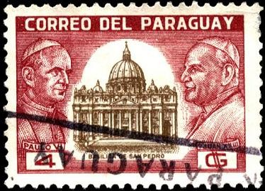 Papas PAULO VI y JUAN XXIII. Basílica de San Pedro.