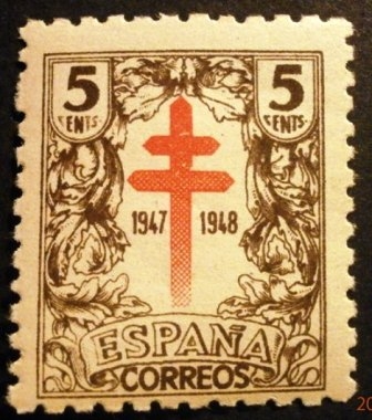 ESPAÑA 1947 Pro Tuberculosos