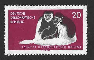 553 - Centenario del Zoo de Dresden (DDR)