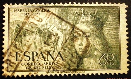 ESPAÑA 1951  V Centenario del nacimiento de Isabel la Católica