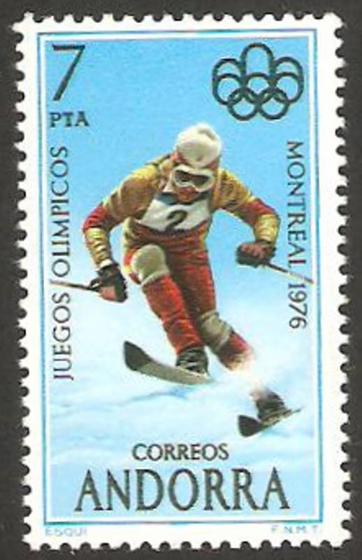 juegos olimpicos de montreal - esqui