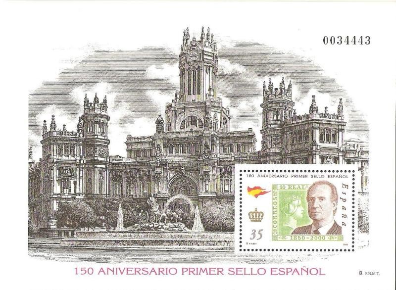 H.B. 150 aniversario primer sello español