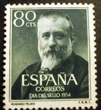 ESPAÑA 1954 Marcelino Menéndez y Pelayo 