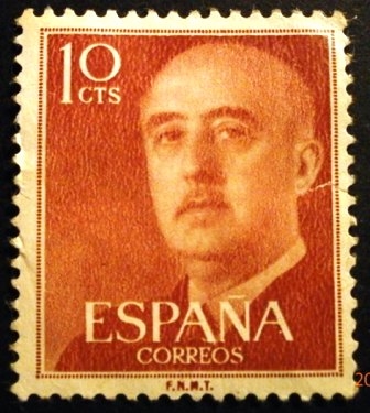 ESPAÑA 1955-1956  General Franco (1892-1975)