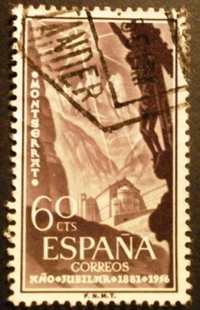 ESPAÑA 1956 Año Jubilar de Montserrat