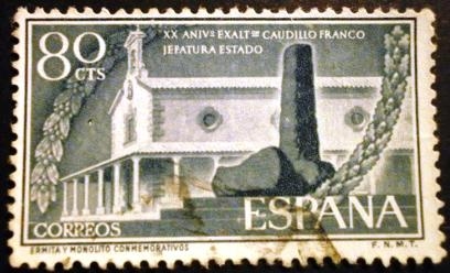 ESPAÑA 1956  XX Aniversario de la exaltación del General Franco a la Jefatura del Estado.