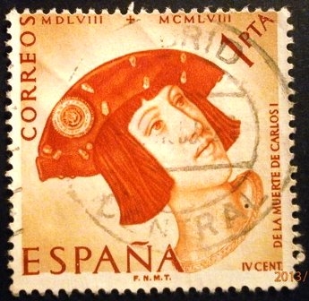 ESPAÑA 1958  IV Centenario de la muerte Carlos I de España y V de Alemania