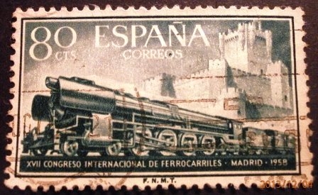 ESPAÑA 1958  XVII Congreso Internacional de Ferrocarriles