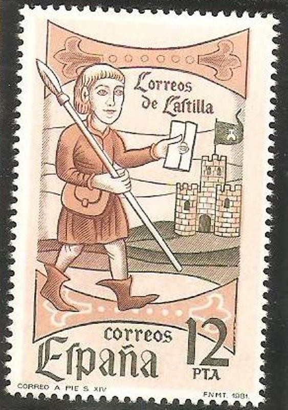 2621 - Día del sello, Correos de Castilla