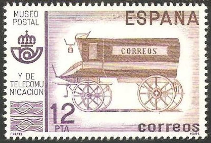 2638 - Museo Postal y de Telecomunicación, Furgón de correo del siglo XIX